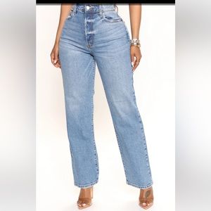Wide leg Fashion Nova denim jeans
